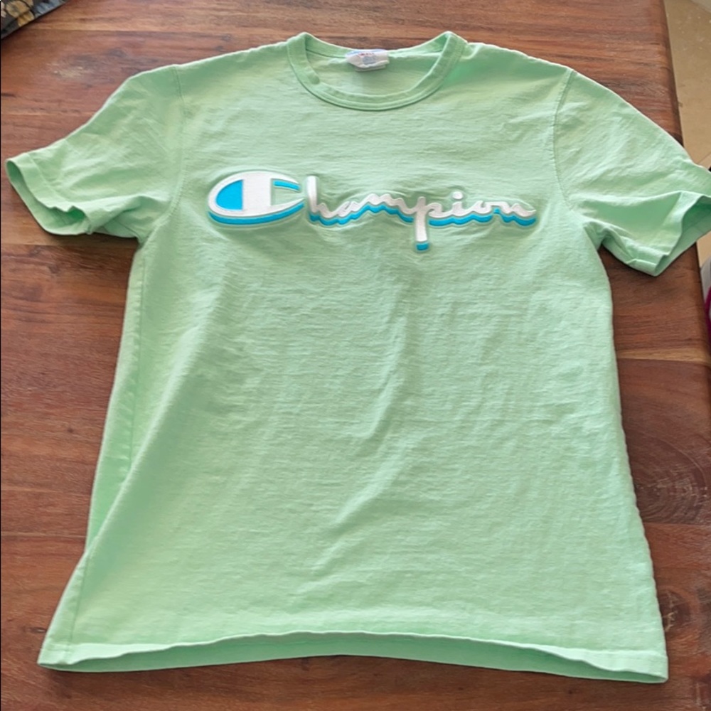 Mens size small mint green Champion shirt